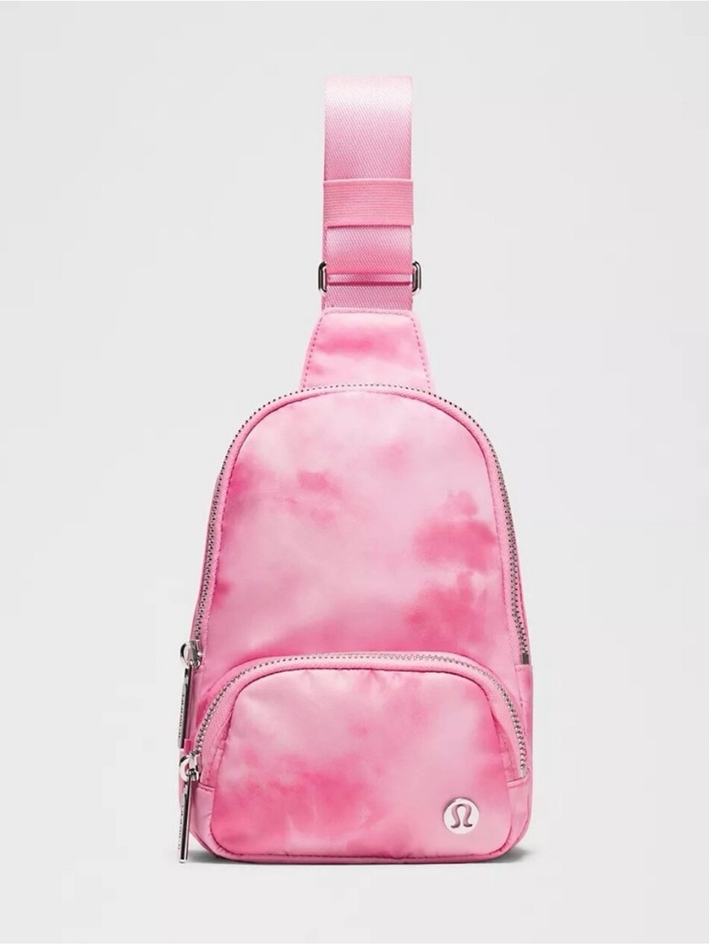 NWT Lululemon Everywhere Sling Bag 2L Smoothie Print Strawberry/Candy Cloud
